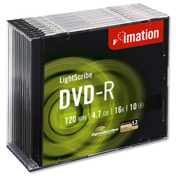 Imation DVD-R 16x LightScribe (10) 4.7ГБ DVD-R 10шт