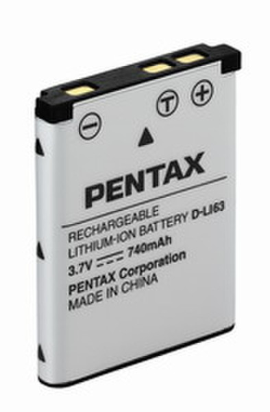 Pentax D-LI 63 Li-Ion Battery for S10 & M40 Литий-ионная (Li-Ion) аккумуляторная батарея