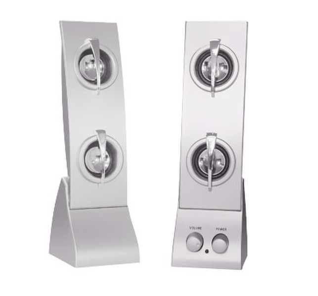 iDream Mini 2.0 Speakers with USB Power 12W Silber Lautsprecher