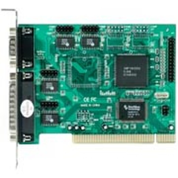 Longshine PCI Multi I/O Card 4 x Serial-Ports, 1 x Parallel-Ports Schnittstellenkarte/Adapter