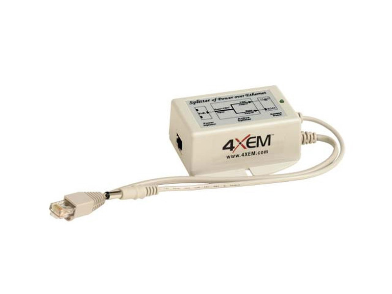 4XEM Power Over Ethernet Splitter 12V PoE adapter