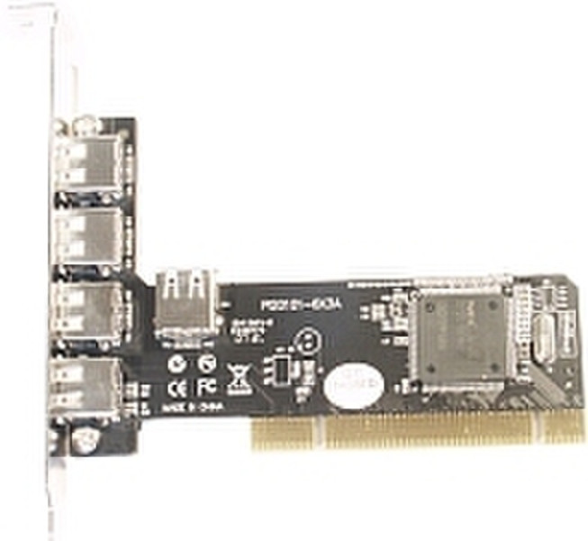 Longshine PCI USB Card 5-Ports USB 2.0 Schnittstellenkarte/Adapter