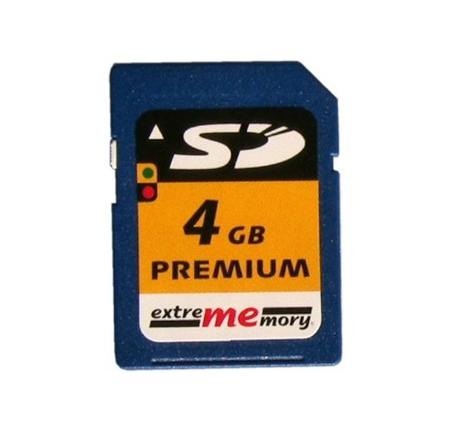 Extrememory 4GB SD Card Premium 133x/30x 4GB SD memory card