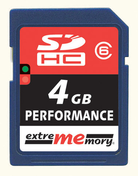 Extrememory 4GB SD Card Performance 133x/100x Speicherkarte
