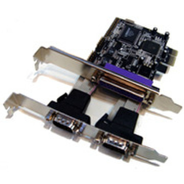 Longshine 2 Port Serial, 1 Port Parallel PCI Express I/O Card interface cards/adapter