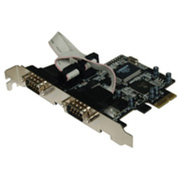 Longshine 2 Port Serial PCI Express I/O Card Schnittstellenkarte/Adapter