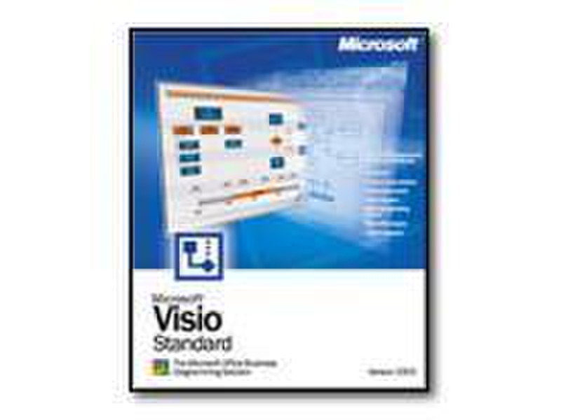 Microsoft Up MS Visio Std vx>2002 NL CD W32