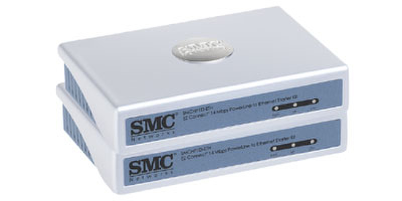 SMC 14 Mbps Homeplug Starter Kit networking card