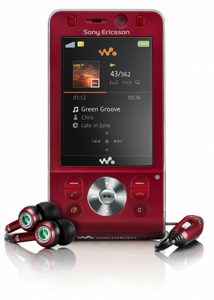 Sony W910i 86г Красный