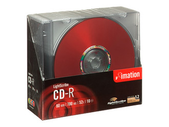 Imation CD-R 52x LightScribe (10) CD-R 700MB 10pc(s)