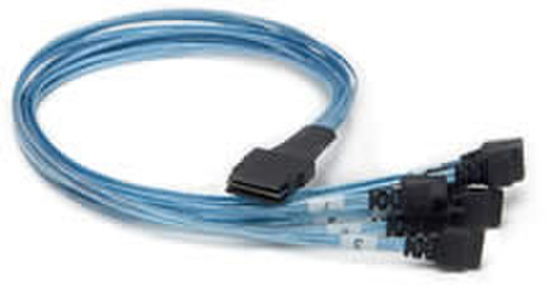 LSI 0.6m Multi-lane SATA Cable 0.6м SATA SATA Синий кабель SATA