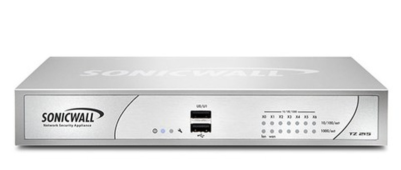 DELL SonicWALL TZ 215 + NFR 500Мбит/с аппаратный брандмауэр