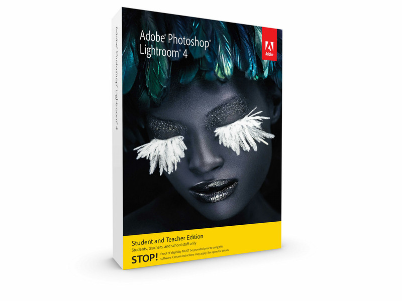 Adobe Photoshop Lightroom 4, 1U, DVD, Win, Mac, En