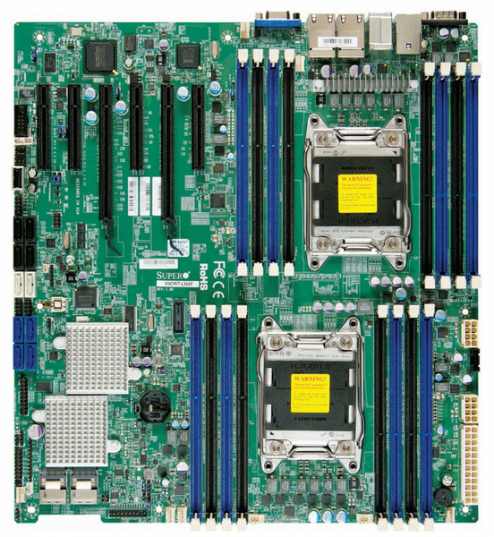 Supermicro X9DR7-LN4F Intel C602 LGA 2011 (Socket R) Расширенный ATX материнская плата для сервера/рабочей станции