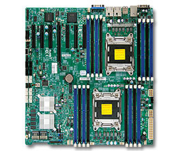 Supermicro X9DRH-7F Intel C602 Socket R (LGA 2011) Расширенный ATX материнская плата для сервера/рабочей станции