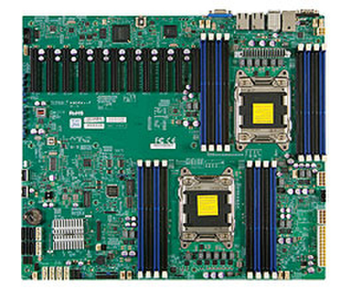 Supermicro X9DRX+-F Intel C602 Socket R (LGA 2011) материнская плата для сервера/рабочей станции