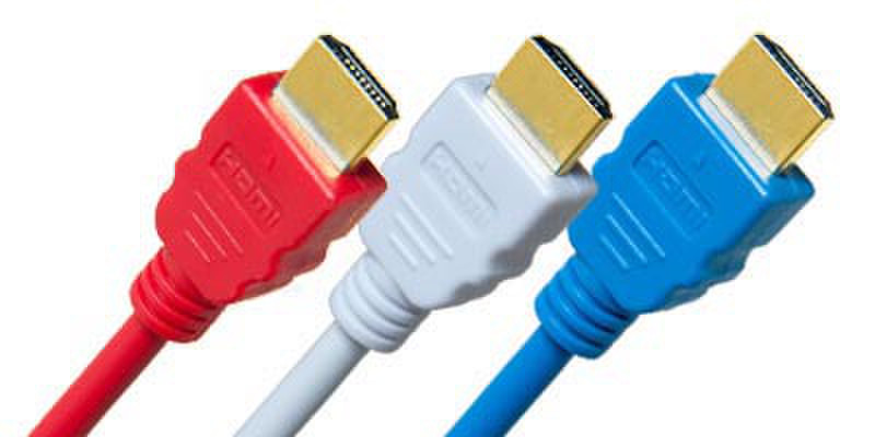 Link Depot HDMI Value 3 Pack 1.8м HDMI HDMI Синий, Красный, Белый