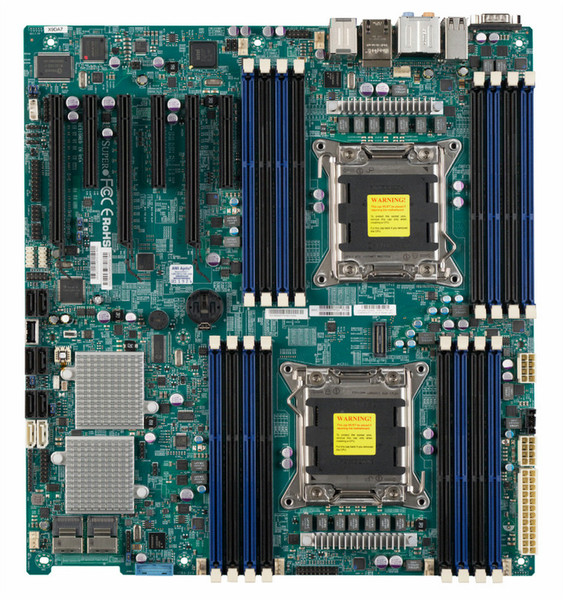Supermicro X9DA7 Intel C602 LGA 2011 (Socket R) Расширенный ATX материнская плата для сервера/рабочей станции