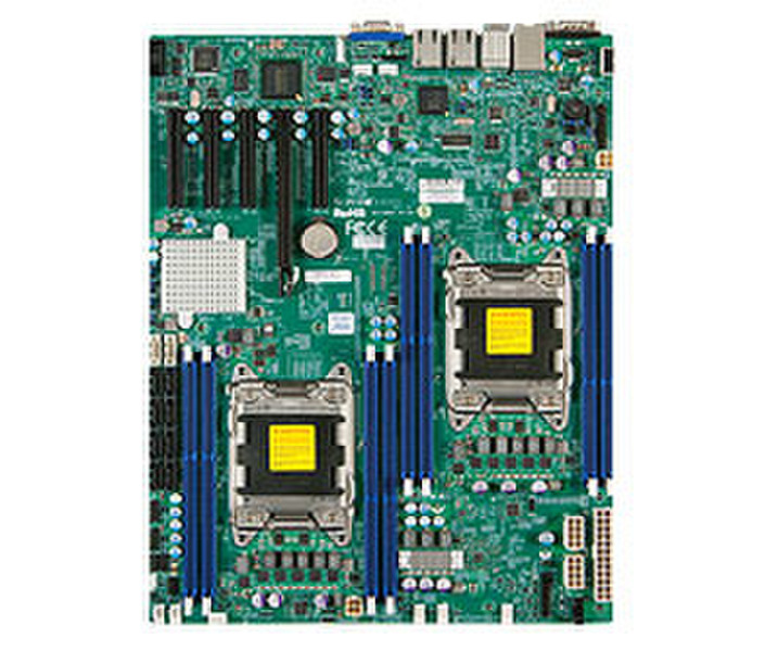 Supermicro X9DRD-iF Intel C602 Socket R (LGA 2011) Расширенный ATX материнская плата для сервера/рабочей станции