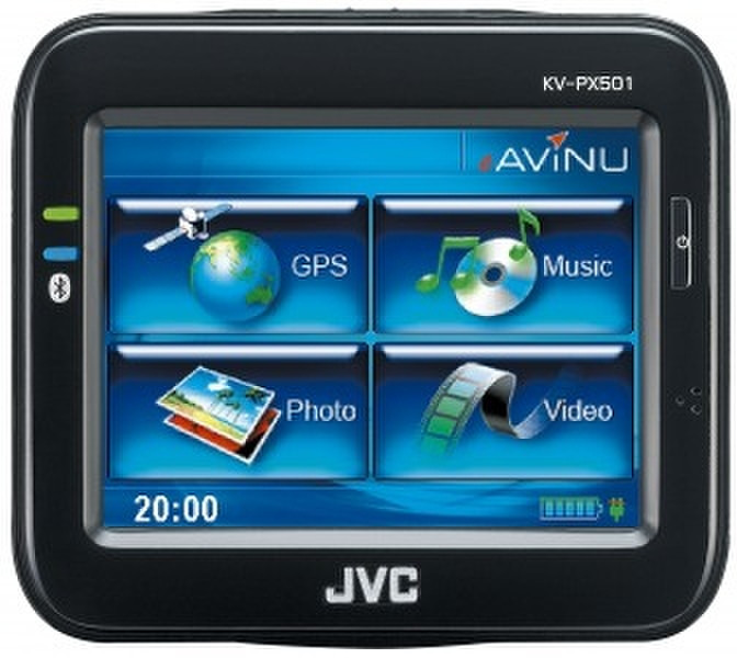 JVC KV-PX501 all-in-one GPS navigation system Fixed LCD 170g Navigationssystem