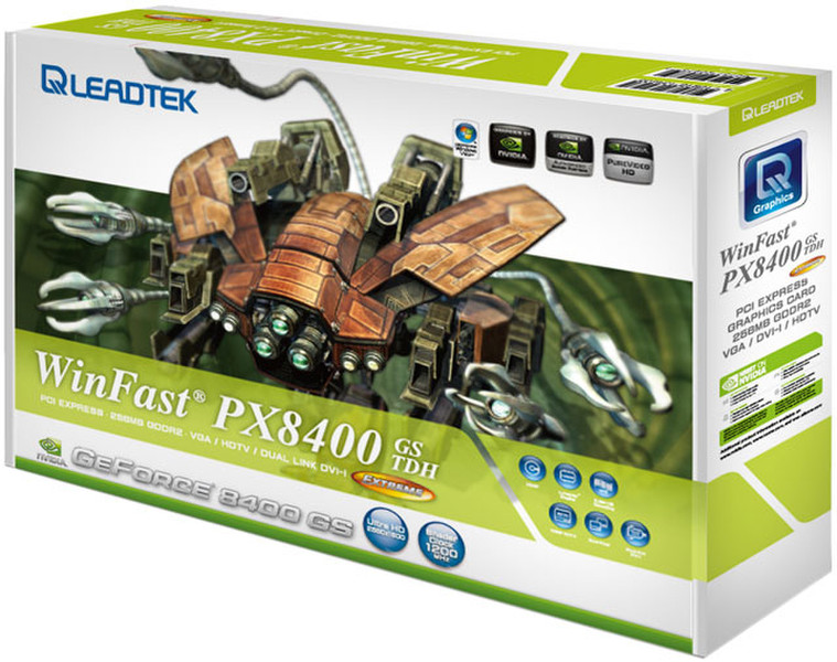 Leadtek PX 8400 GS Extreme 256MB GeForce 8400 GS GDDR2