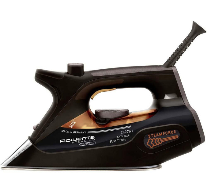 Rowenta Steamium Control Dry & Steam iron 2600Вт Коричневый