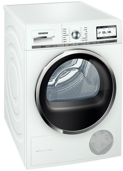 Siemens WT48Y740EE freestanding Front-load 8kg A White tumble dryer
