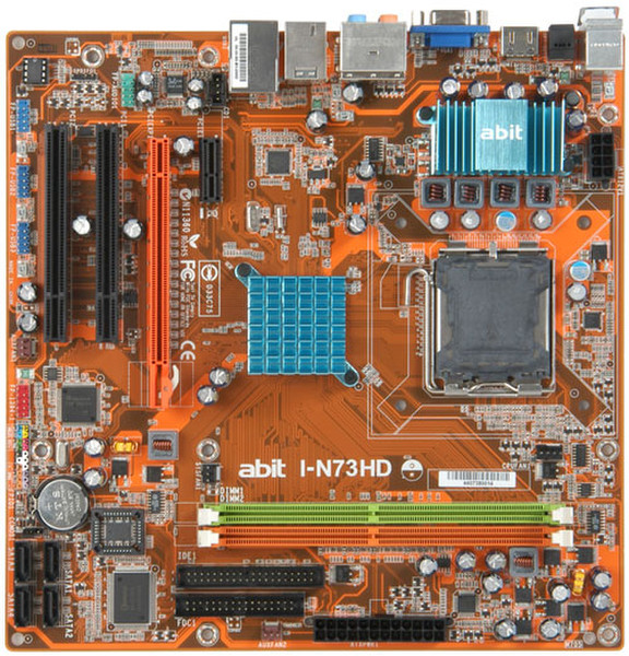abit I-N73HD Socket T (LGA 775) Micro ATX motherboard
