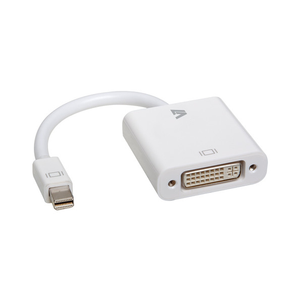 V7 CBL-MD1WHT-5E 0.17м mini DisplayPort DVI-D Белый адаптер для видео кабеля
