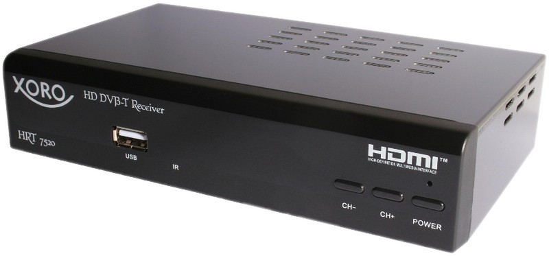 Xoro HRT 7520 Terrestrial Full HD Черный приставка для телевизора