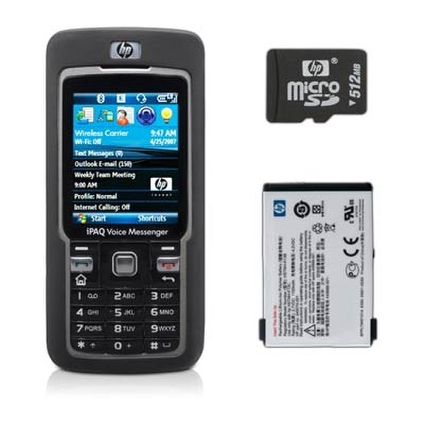 HP iPAQ 514 Voice Messenger Plus 512MB Memory Card & Spare Battery портативный мобильный компьютер