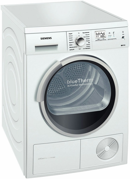 Siemens WT46W572DN freestanding Front-load 7kg A White tumble dryer