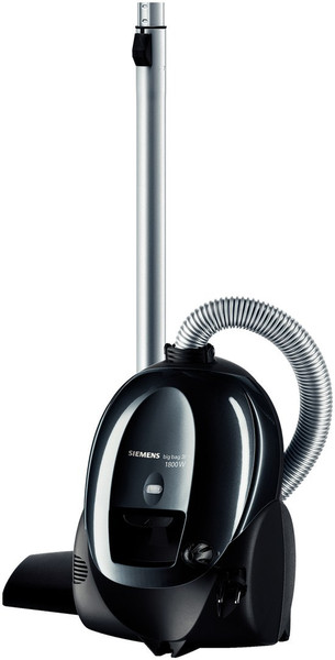 Siemens VS01E1801 Cylinder vacuum cleaner 3L 1800W Black vacuum