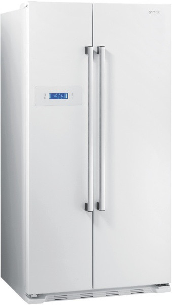 Gorenje NRS85728W freestanding A+ White side-by-side refrigerator