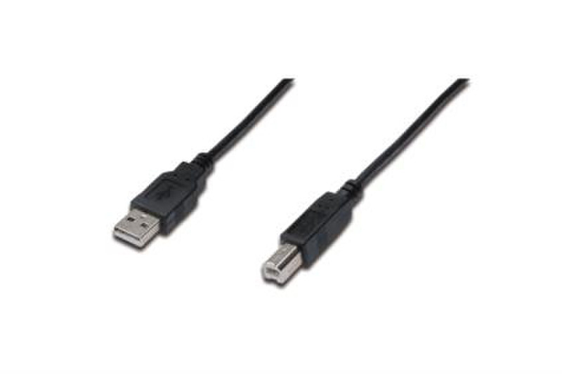 ASSMANN Electronic 3.0m USB 2.0 A/B 3m USB A USB B Black