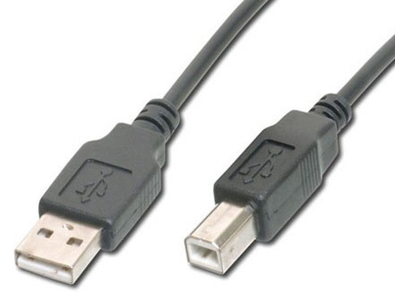 ASSMANN Electronic 3m USB 2.0 3м USB A USB B Черный
