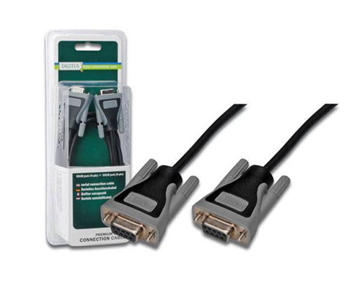 Digitus 5m DVI-I to DVI-I M/M 5m DVI-I DVI-I Black DVI cable