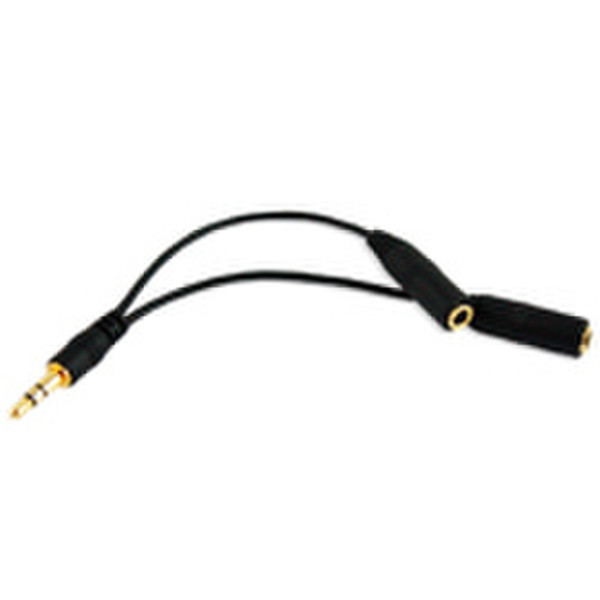 Muvit MUAUC0003 3.5mm 3.5mm Черный аудио кабель
