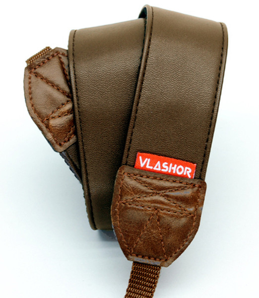Vlashor Rome Digital camera Leather,Nylon,Faux leather Brown