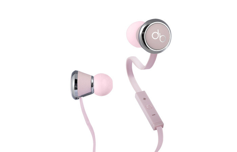 Monster Cable Diddybeats Binaural im Ohr Pink