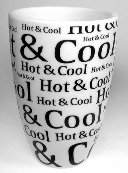 Könitz Porzellan 4pc Coffee Bar No. 11 - Hot and Cool - Writing Black,White 4pc(s)