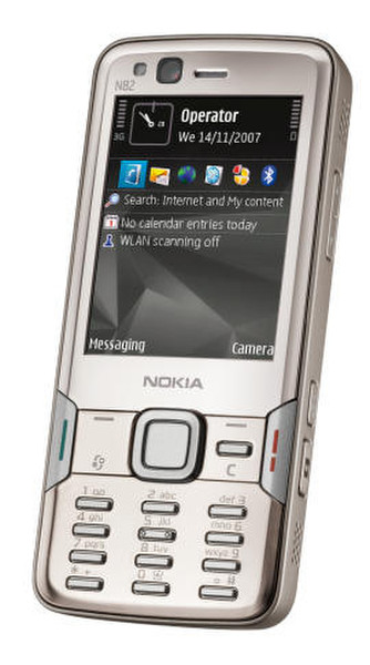 Nokia N82 Cеребряный смартфон