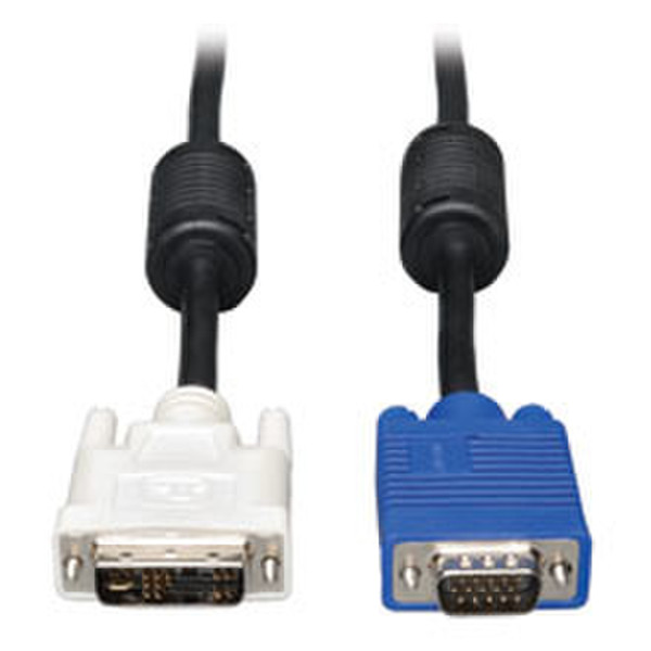 Tripp Lite DVI to VGA Monitor Cable, High Resolution Cable with RGB Coax (DVI-A to HD15 M/M), 3-ft.