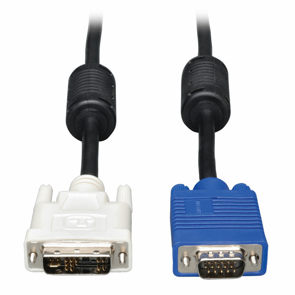 Tripp Lite DVI to VGA Monitor Cable, High Resolution Cable with RGB Coax (DVI-A to HD15 M/M), 10-ft.