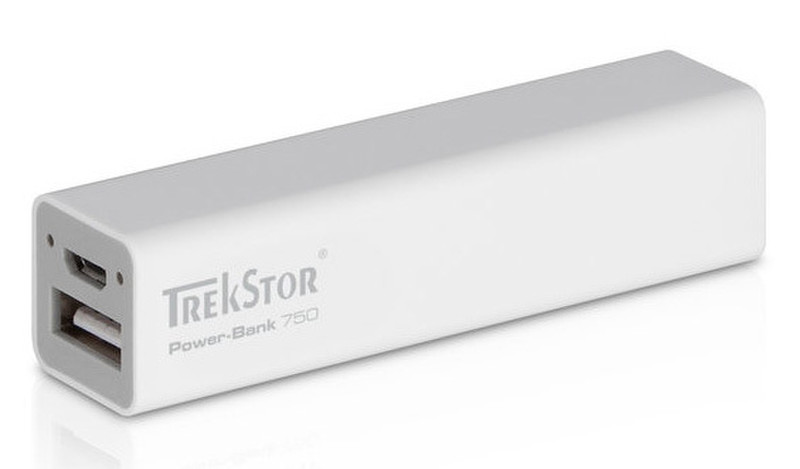 Trekstor Power-Bank 750 Lithium-Ion (Li-Ion) 750mAh Weiß