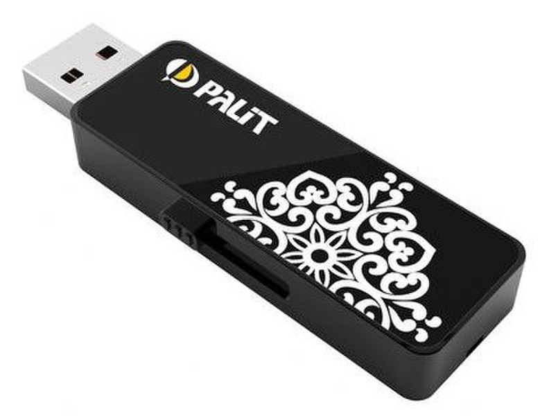 Palit 4GB USB 2.0 4ГБ USB 2.0 Type-A Черный USB флеш накопитель