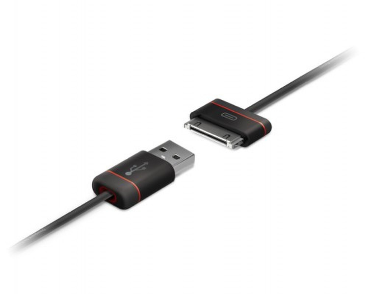iLuv USB 2.0 > Apple 30-p Cable 0.9м USB A Apple 30-p Черный