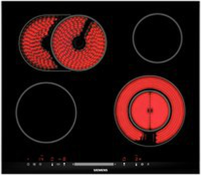 Siemens ET675MN11D built-in Electric Black,Stainless steel hob