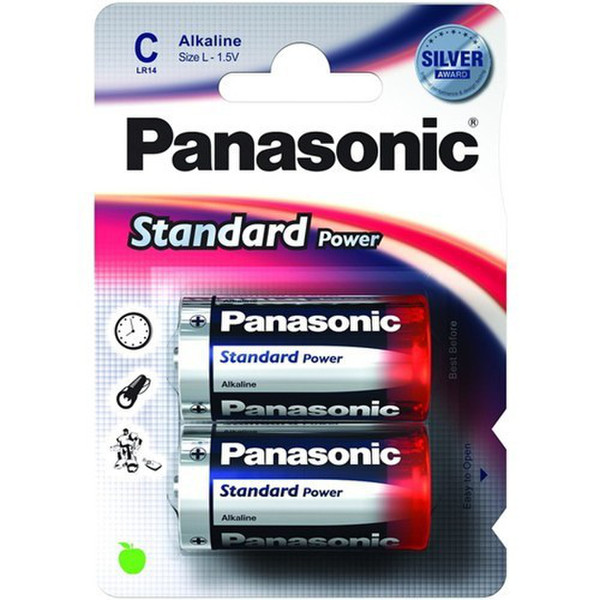 Panasonic LR14SPS/2BP Щелочной 1.5В батарейки