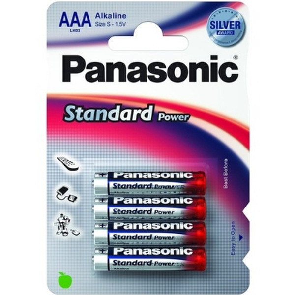 Panasonic LR03SPS/4BP Щелочной 1.5В батарейки